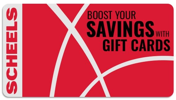 Use your Scheels Giftcards!