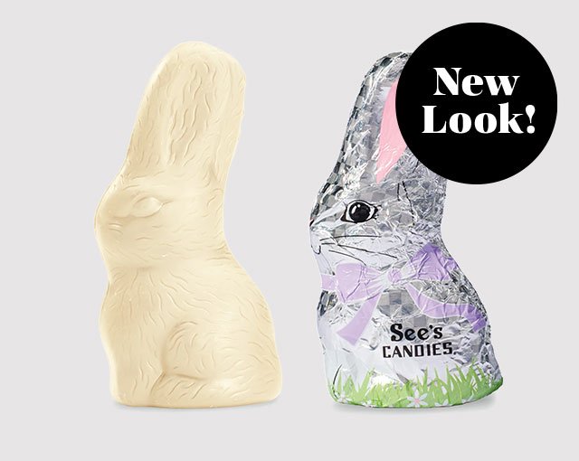 New Look! White Chocolate Bunny