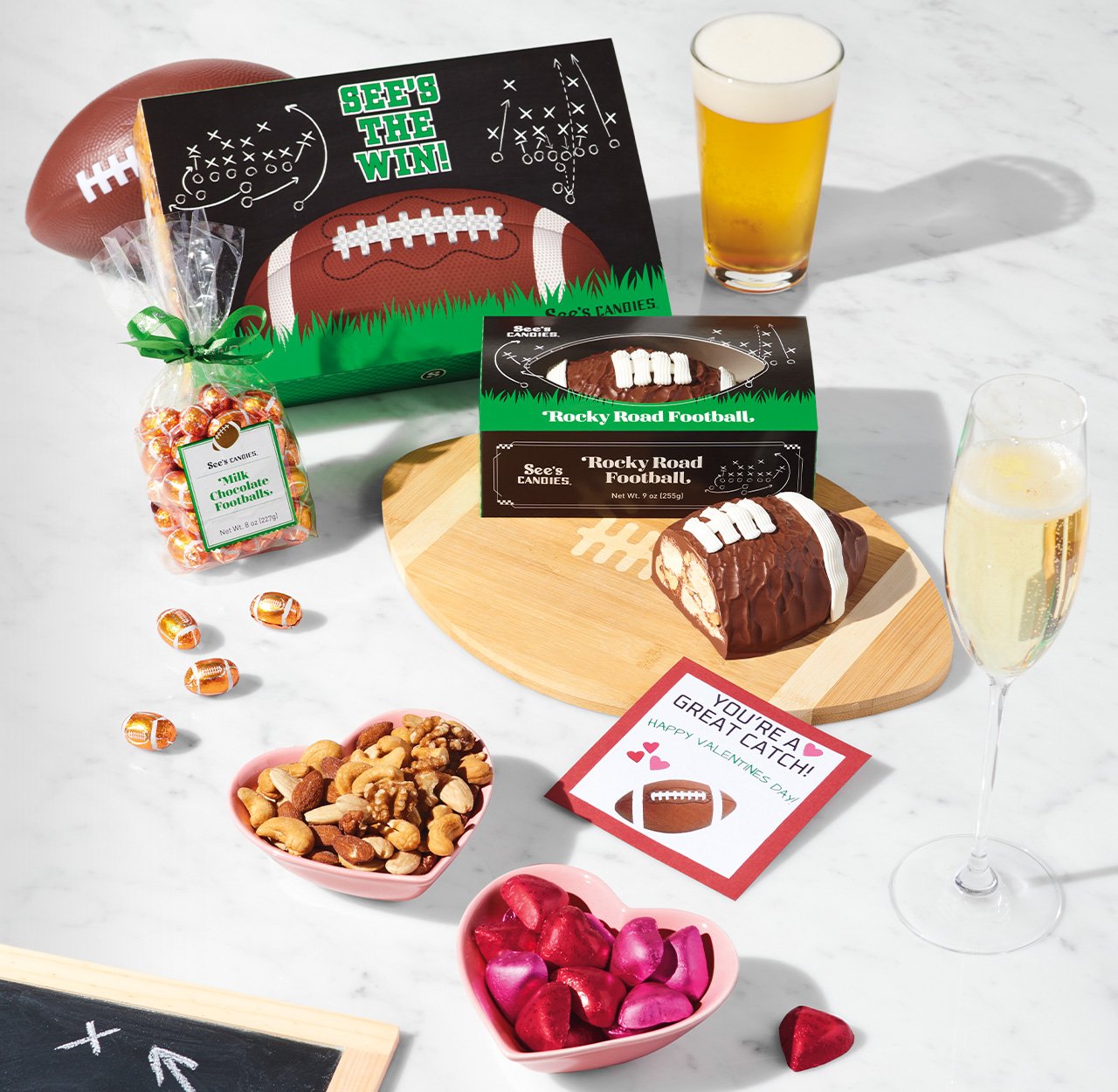 See’s Game Day and Valentine’s Day Treats