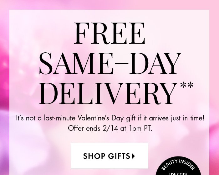 Free Same Day Delivery