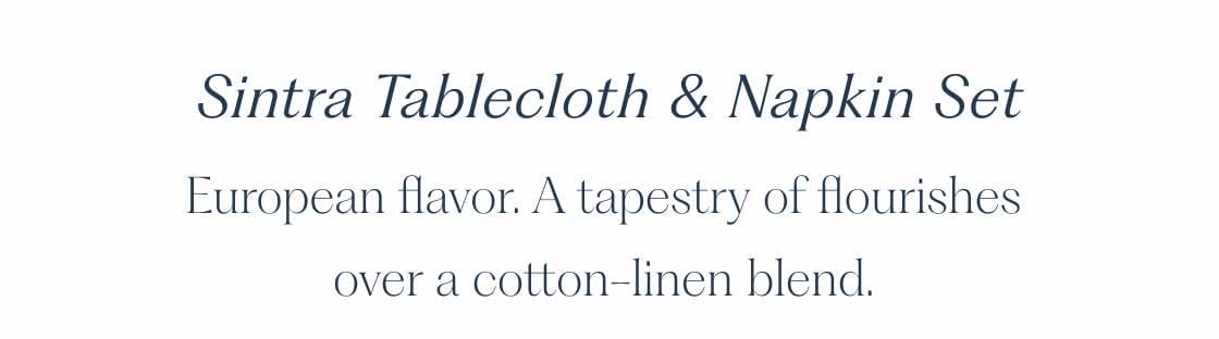 Sintra Tablecloth & Napkin Set