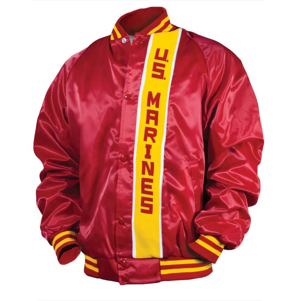 Image of Red and Gold US Marines Jacket