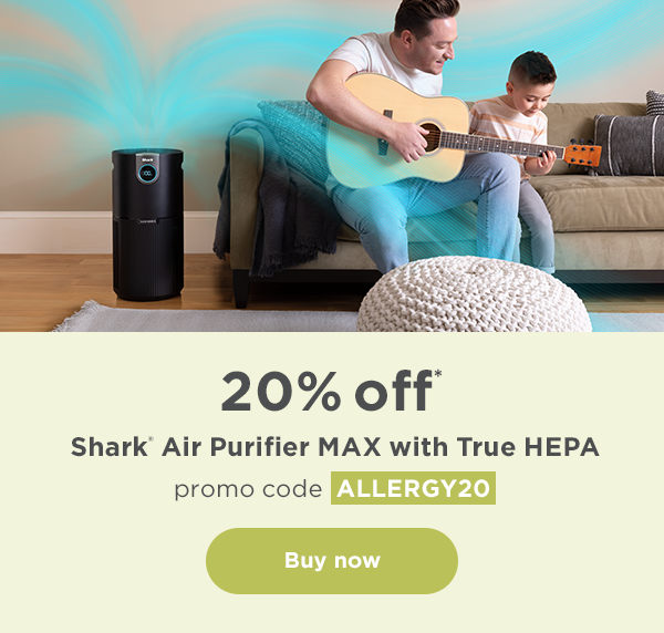 20% off* Shark® Air Purifier MAX with True HEPA with promo code ALLERGY20