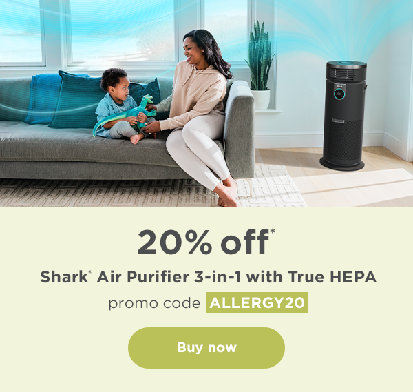 20% off* Shark® Air Purifier 3-in-1 with True HEPA with promo code ALLERGY20