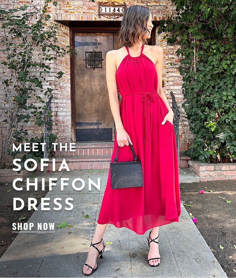 MEET THE SOFIA CHIFFON DRESS