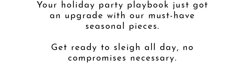 Your holiday party playbook