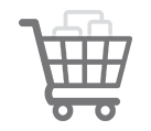 icon of a shopping cart