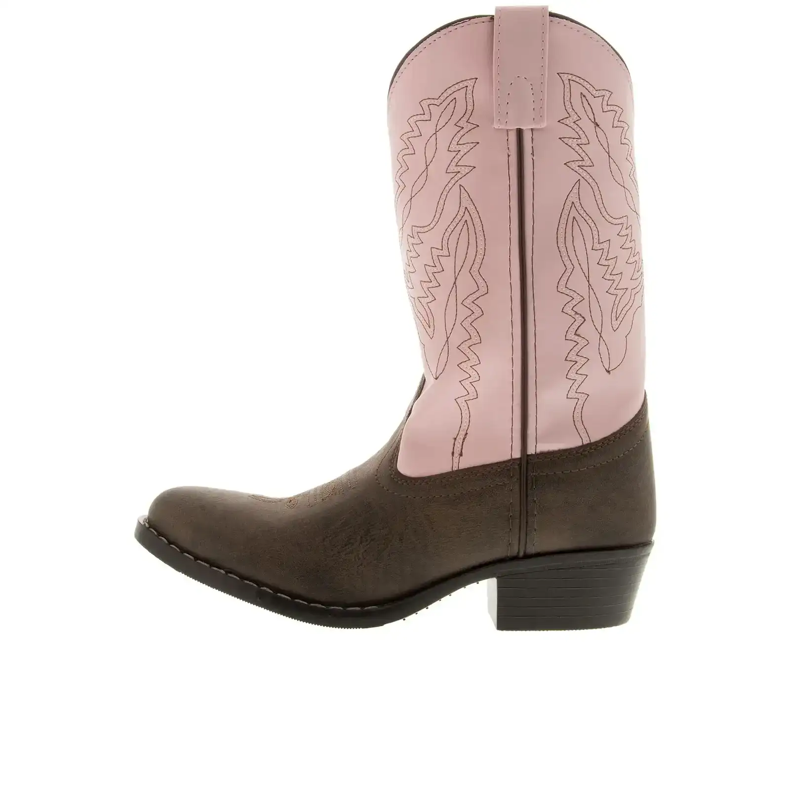 Smoky Mountain Boots Youth Monterey Western Brown Pink