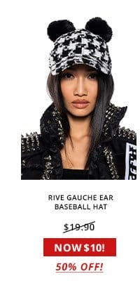 RIVE GAUCHE EAR BASEBALL HAT