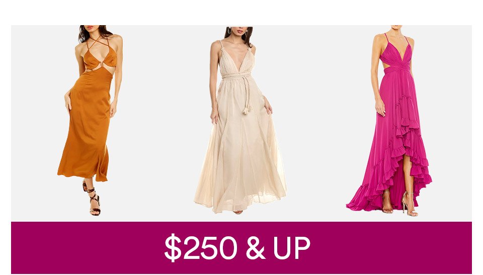 DRESSES \\$250 & UP