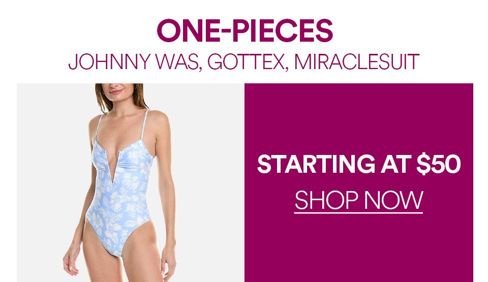 ONE-PIECES STARTING AT \\$50