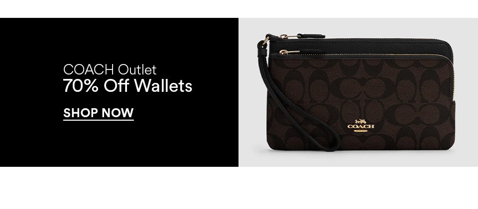 COACH OUTLET - 70% OFF WALLETS