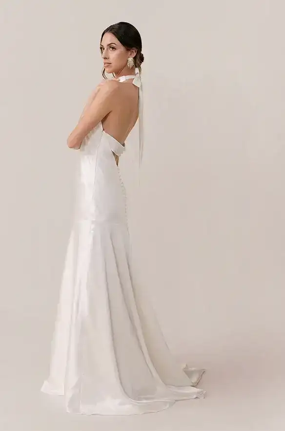 Image of Athena Satin Bridal Gown