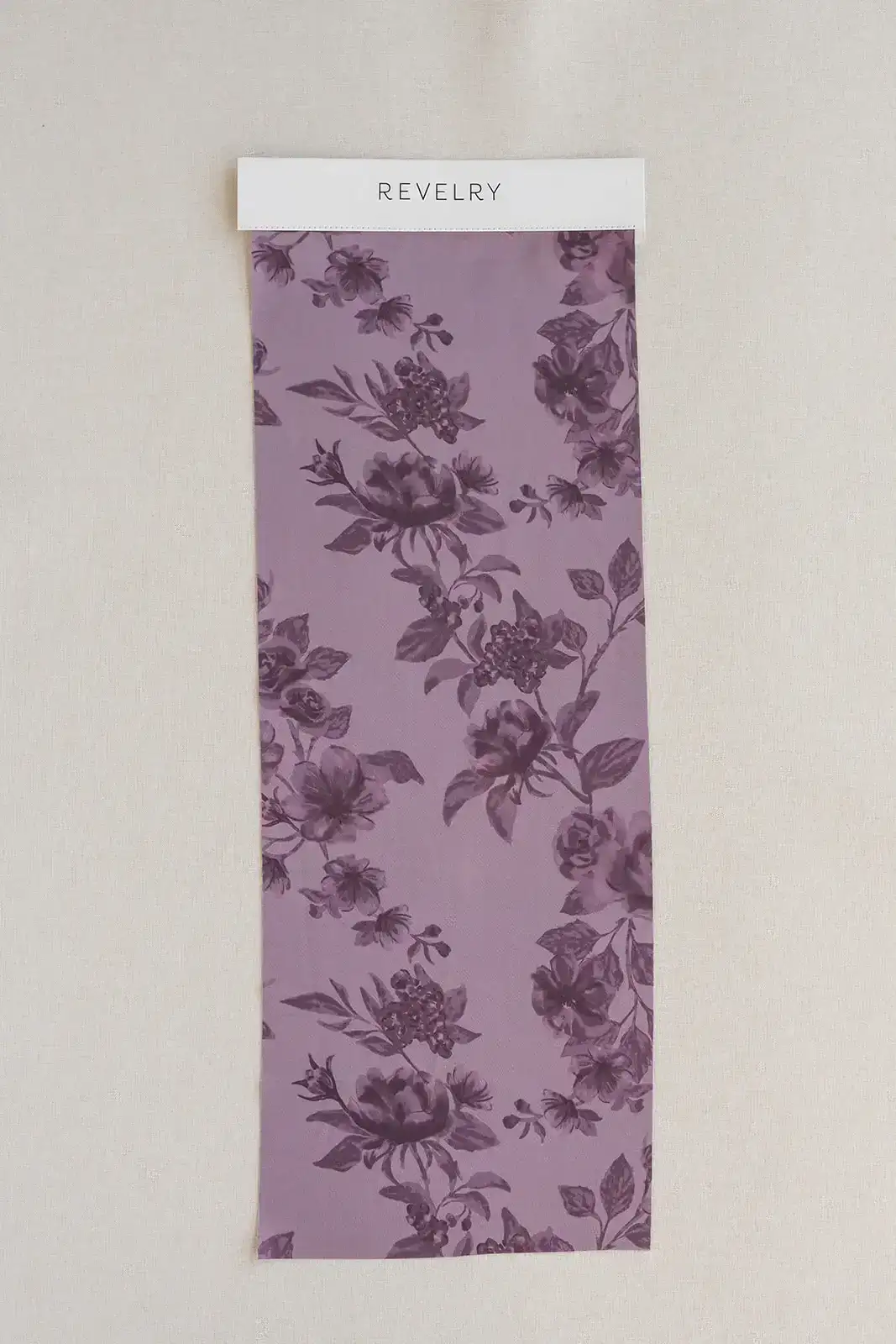 Image of Mega Swatch Satin Floral Print | Ready To Ship | Lilac Bouquet