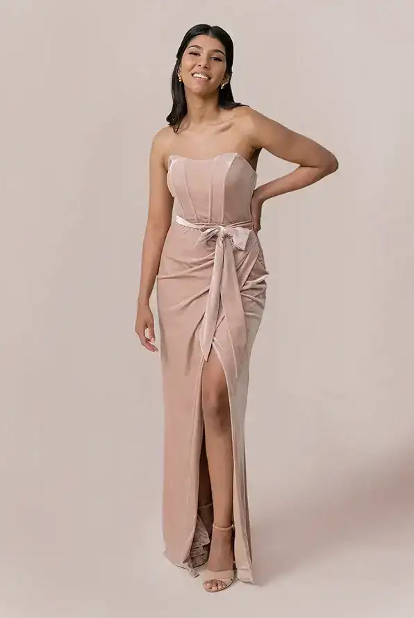 Image of Amara Velvet Dress