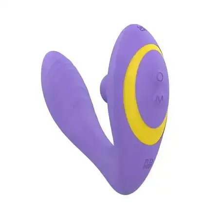 ROMP - Reverb Rabbit Clitoral Vibrator - Double Trouble - Purple