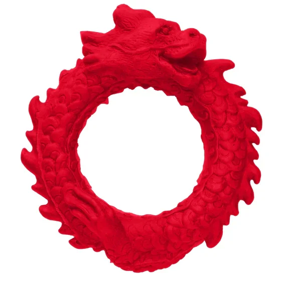 Creature Cocks Rise Of The Dragon Silicone Cock Ring Red