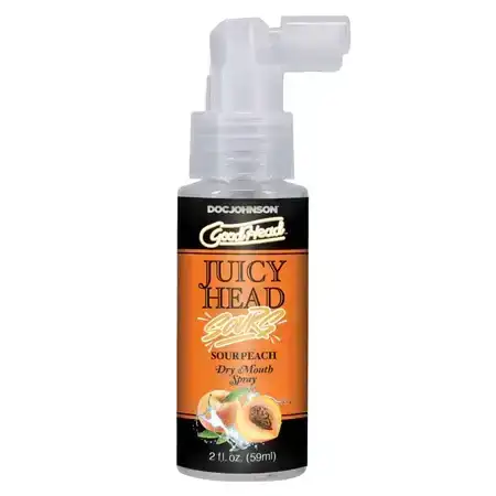 GoodHead Juicy Head Dry Mouth Spray Sour Peach 2oz