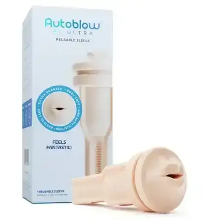 Autoblow AI Ultra Reusable Mouth Sleeve Pink
