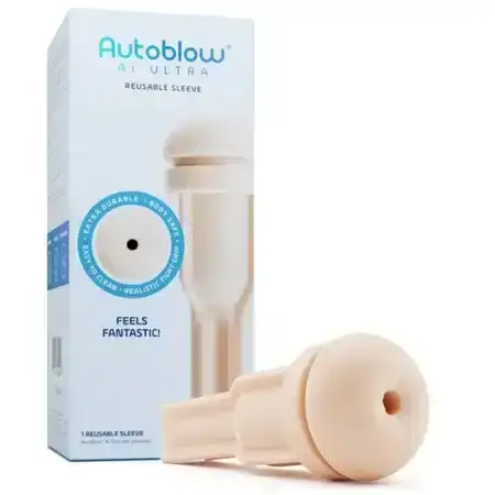 Autoblow AI Ultra Reusable Anal Sleeve Pink