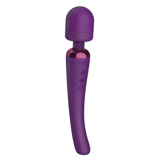 Love Distance Grasp App Controlled Vibrating Wand Purple