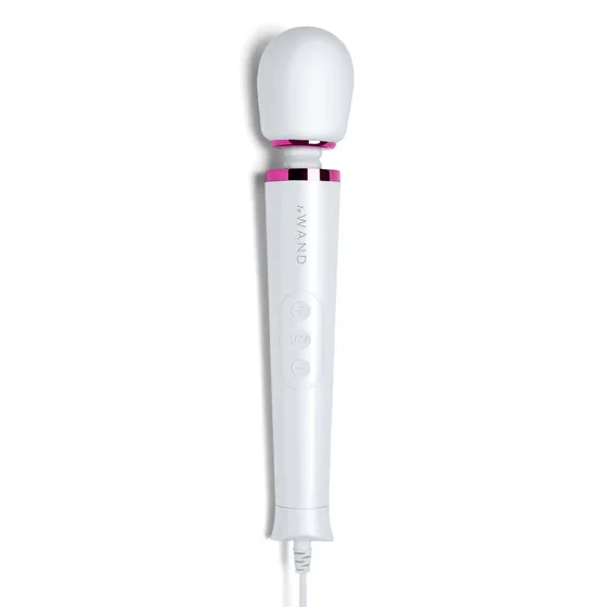 Le Wand Powerful Petite Plug In Wand Massager White