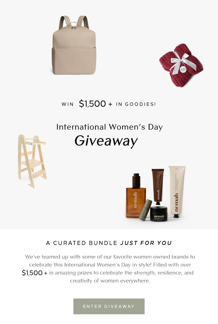 Enter Giveaway to Win \\$1500+ In Prizes!