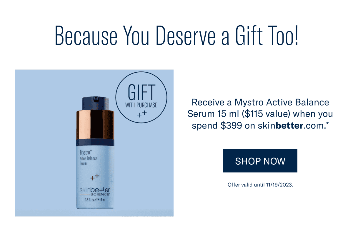Because You Deserve a Gift Too!