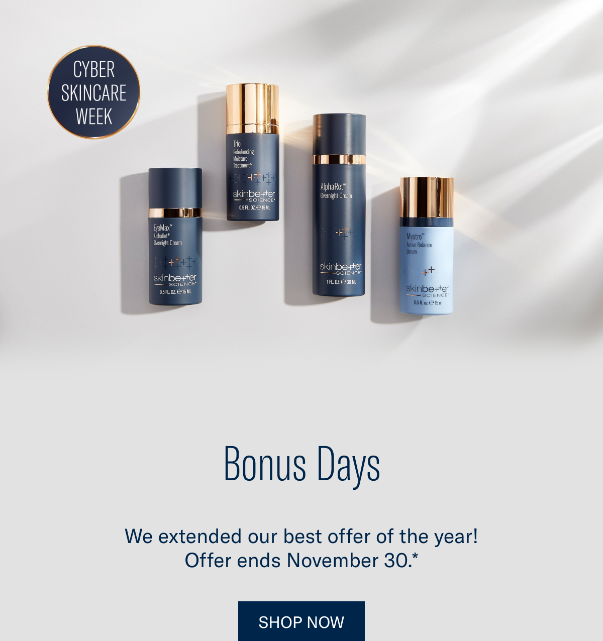 We extended our best offer of the year!
