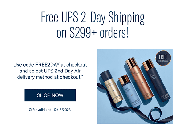 Free UPS 2-Day Shipping on \\$299+ orders!