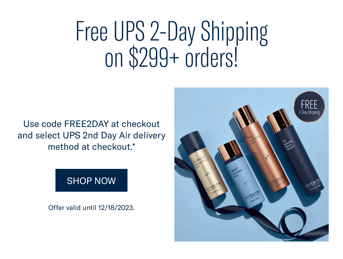 Free UPS 2-Day Shipping on \\$299+ orders!