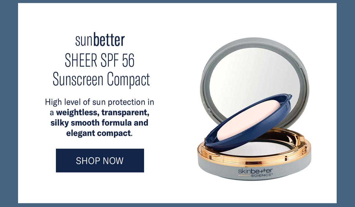 sunbetter SHEER SPF 56 Sunscreen Compact