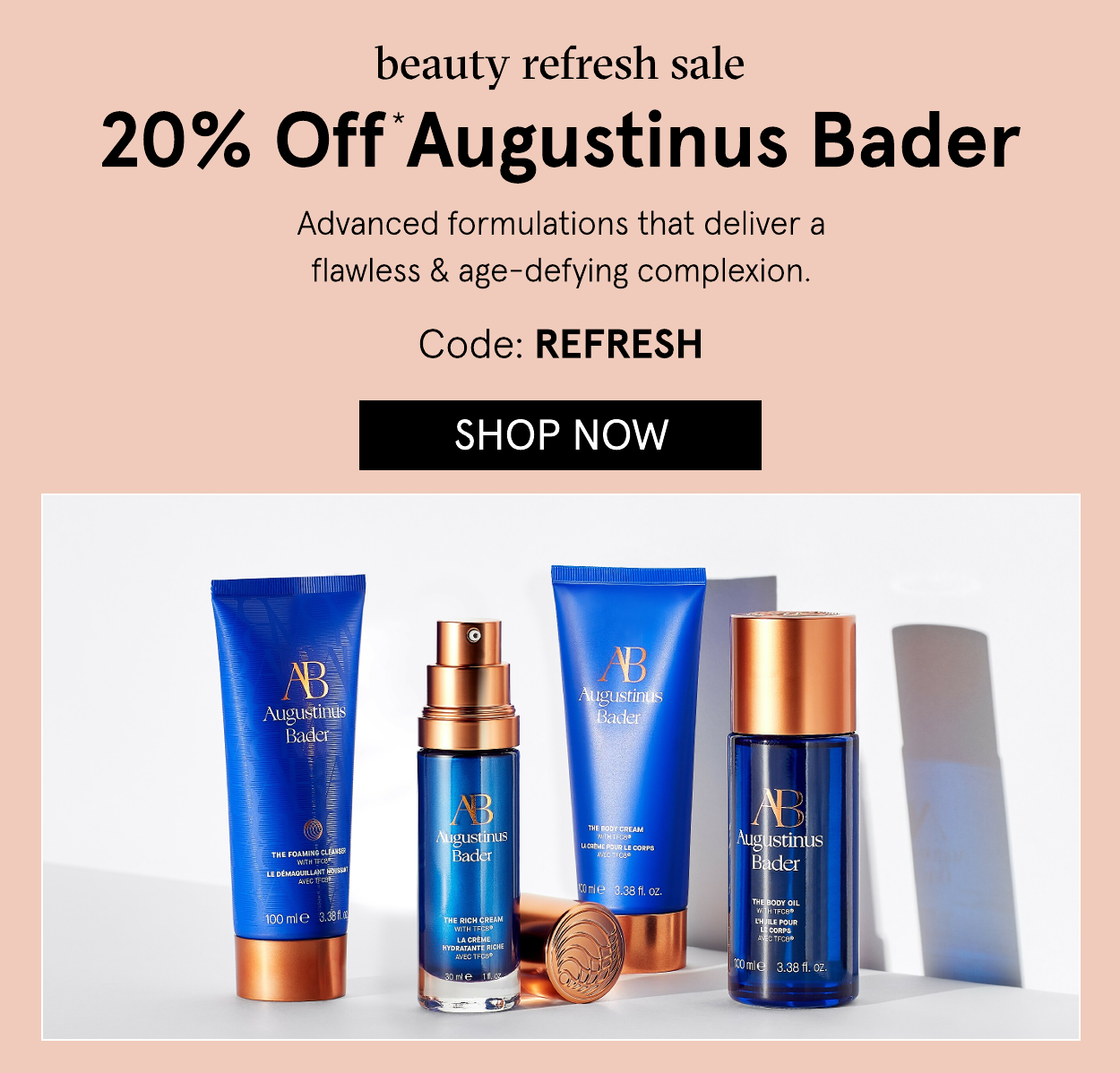 Augustinus Bader 20% off with code: REFRESH