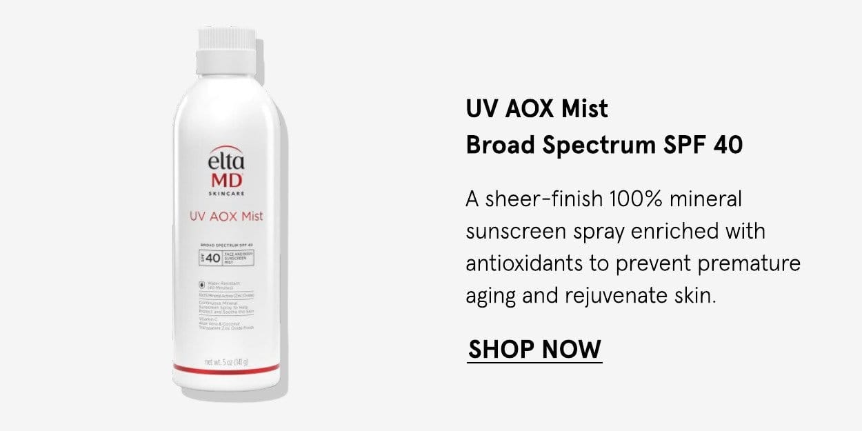 EltaMD UV AOX Mist Broad Spectrum SPF 40 (5 oz)
