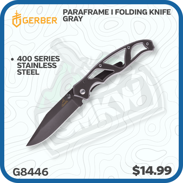 Gerber Paraframe I Folding Knife Gray