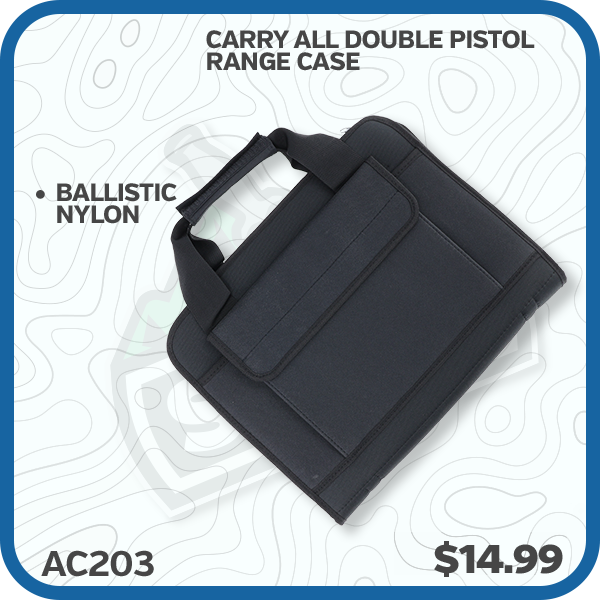 Carry All Double Pistol Range Case