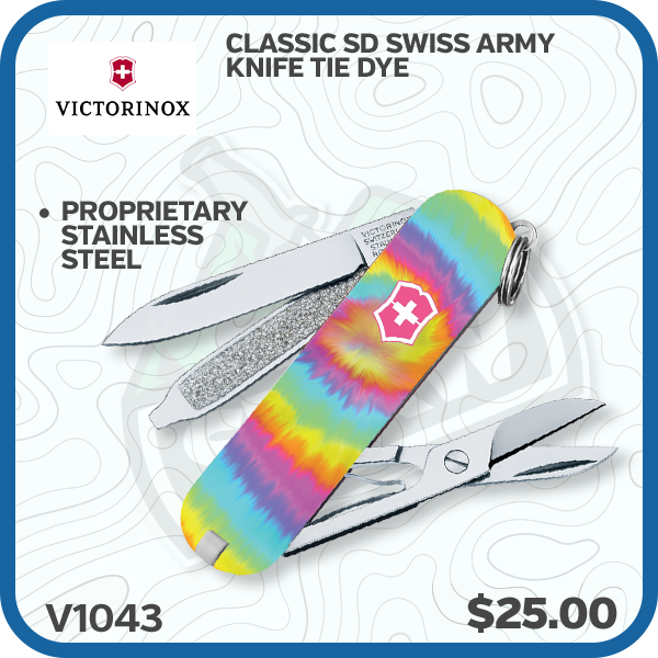Victorinox Classic SD Swiss Army Knife Tie Dye