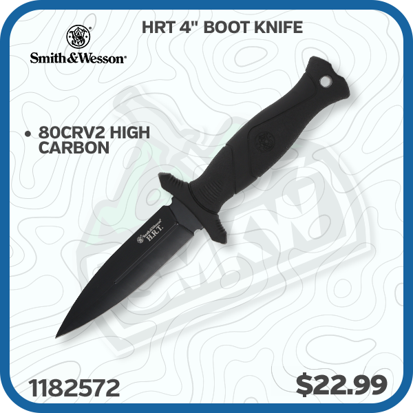Smith & Wesson HRT 4" Boot Knife