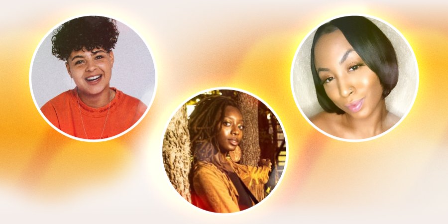 Songfinch artists: Jazmine Flowers, Ivy Roots, and Shatoria Rose