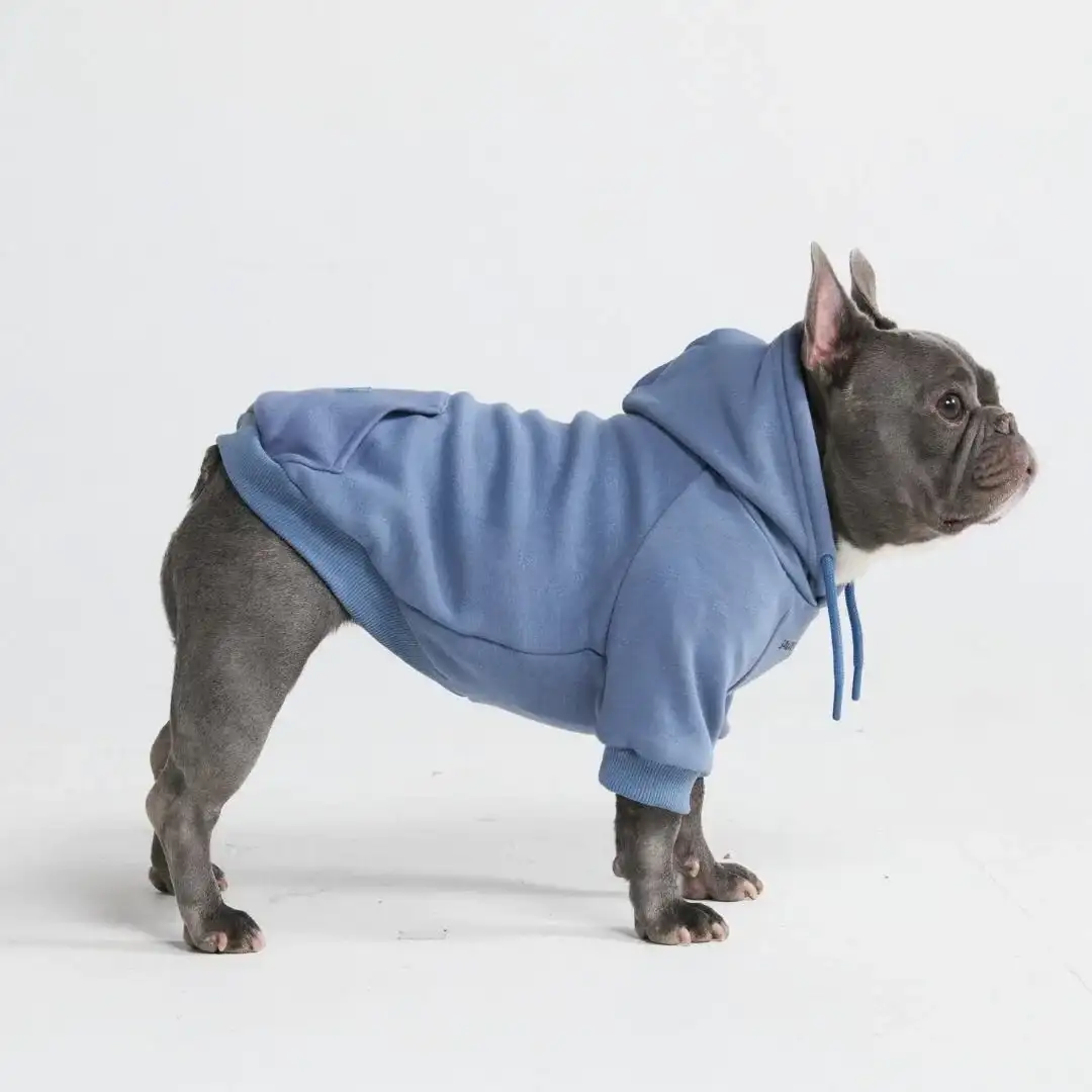 Image of Essential Dog Hoodie - Slate Blue