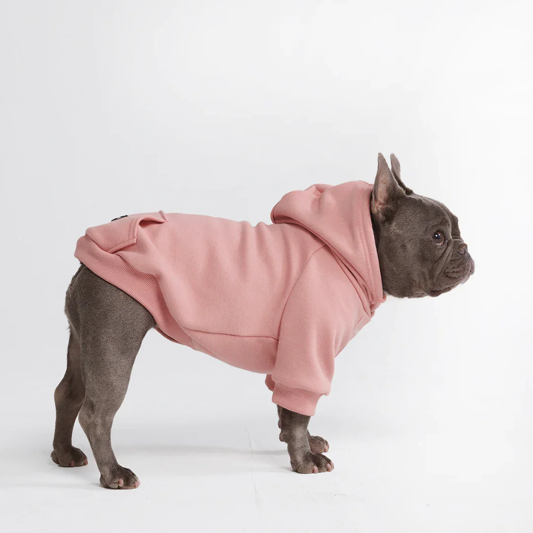 Image of Essential Dog Hoodie - Dusty Pink