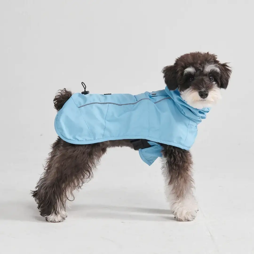 Image of Breatheshield™ Dog Raincoat - Light Blue