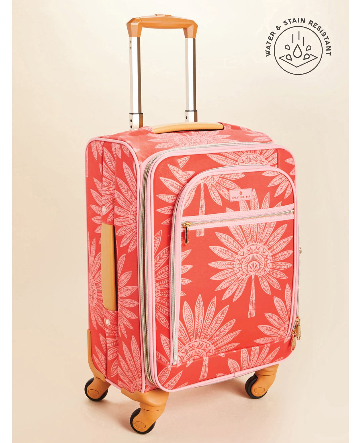 20” Rolling Suitcase Palmetto Frond