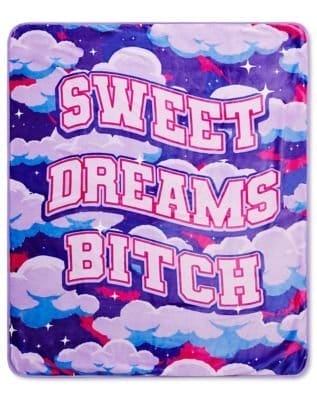 Sweet Dreams Bitch Fleece Blanket