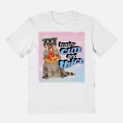 Trashy Cute and Thicc T Shirt - Teen Hearts