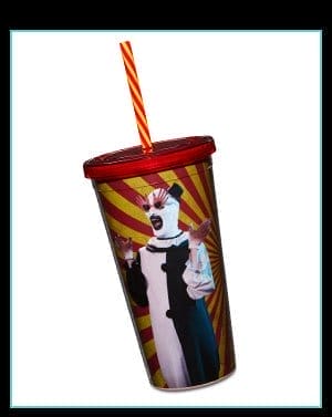 Art the Clown Cup with Straw 20 oz. - Terrifier