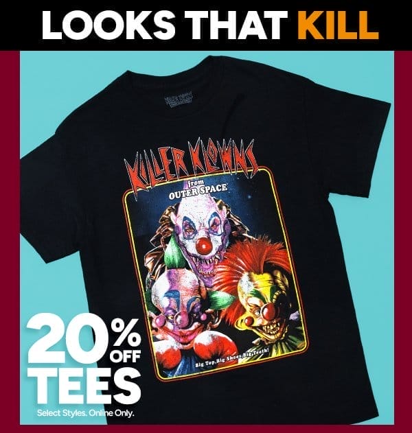 20% OFF Tees