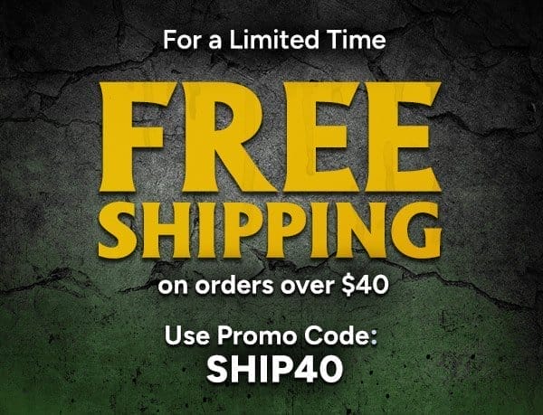 Free Shipping over \\$40