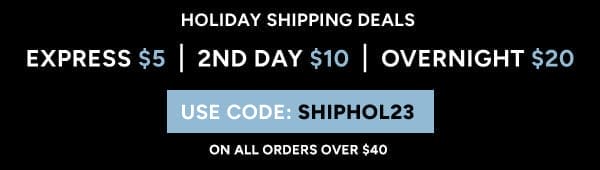 Holiday Shipping Deals