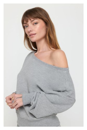 La Vida Off Shoulder Sweatshirt